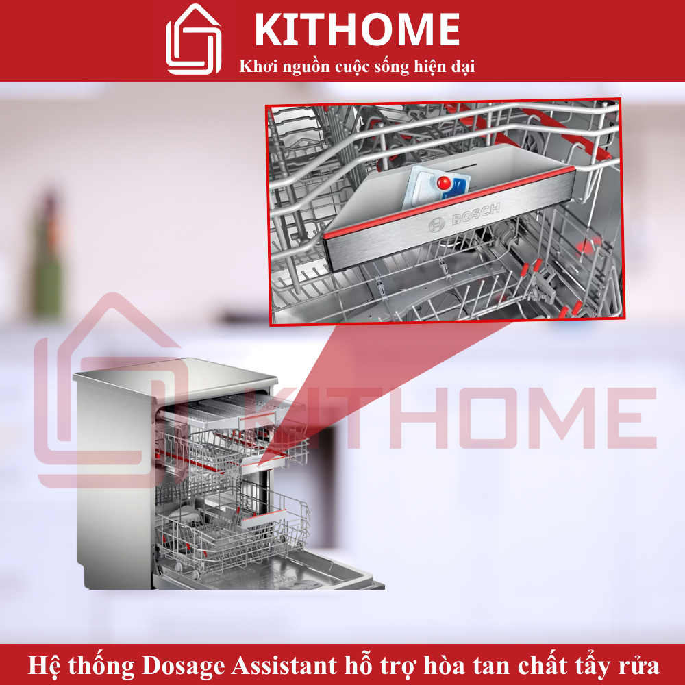 Hệ thống Dosage Assistant hỗ trợ hòa tan chất tẩy rửa hiệu quả