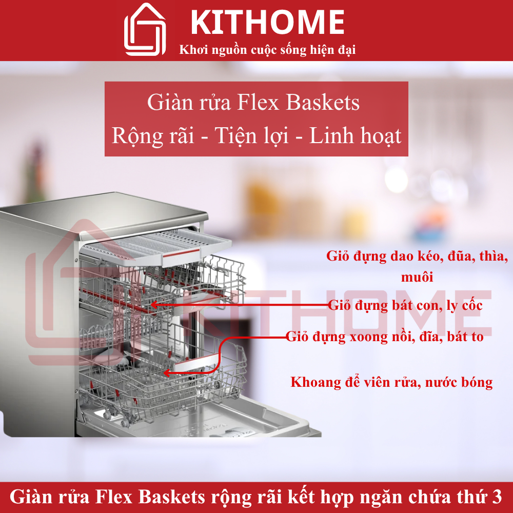 Giàn rửa Flex Baskets