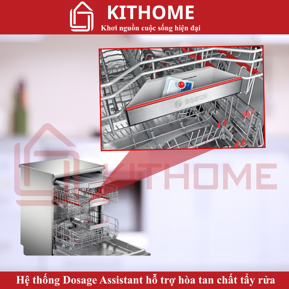 Dosage Assistant – hòa tan hoàn hảo chất tẩy rửa