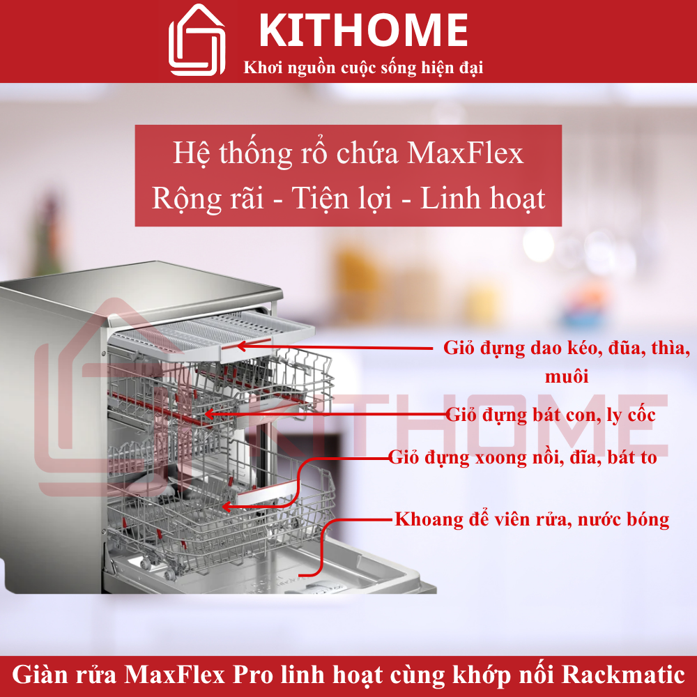 Giàn rửa MaxFlex Pro