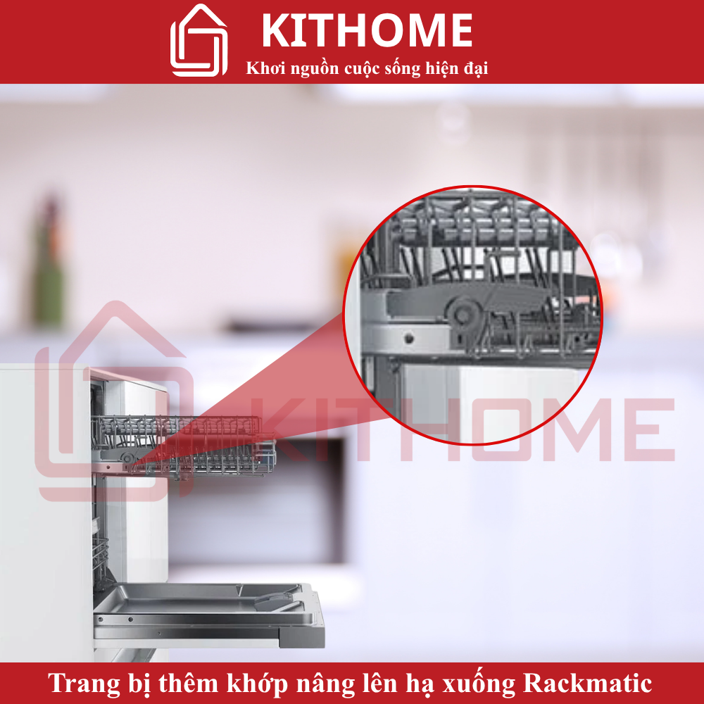 Rackmatic 3 mức: nâng hạ giàn giữa kể cả khi đang đầy