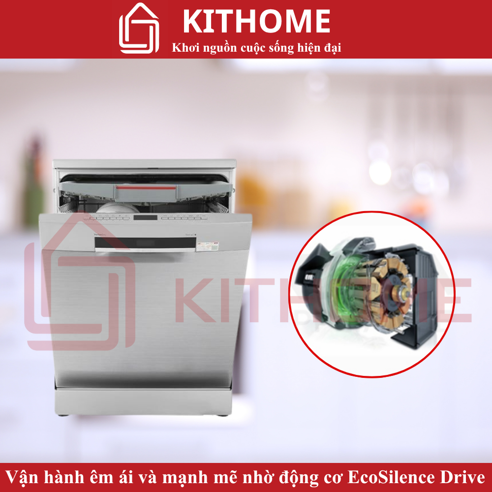 Vận hành êm ái và mạnh mẽ nhờ động cơ EcoSilence Drive