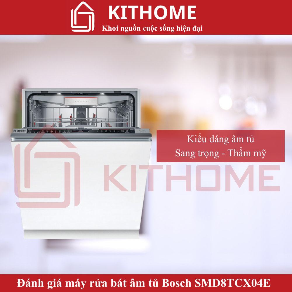 Thiết kế âm tủ sang trọng, đồng bộ gian bếp