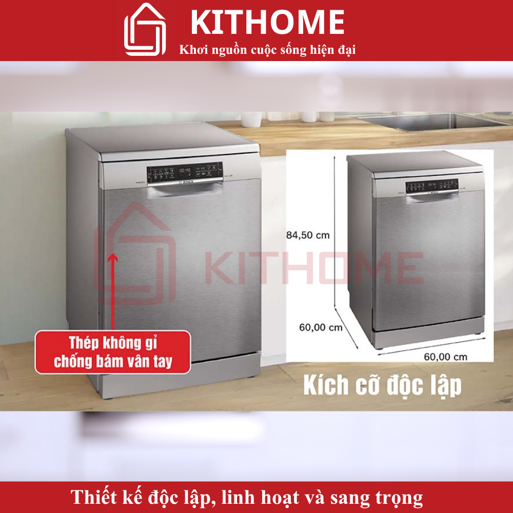 Thiết kế độc lập, linh hoạt, sang trọng – Dễ bố trí trong mọi không gian bếp