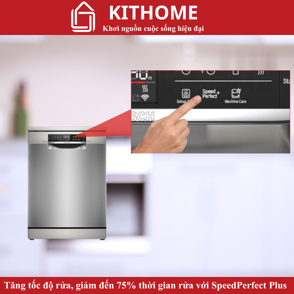 SpeedPerfect Plus – tiết kiệm đến 75% thời gian rửa