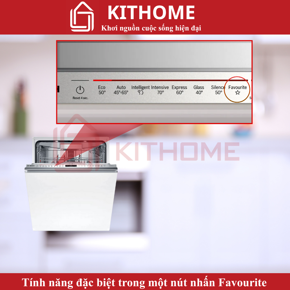 Phím Favourite – lưu chương trình riêng của bạn