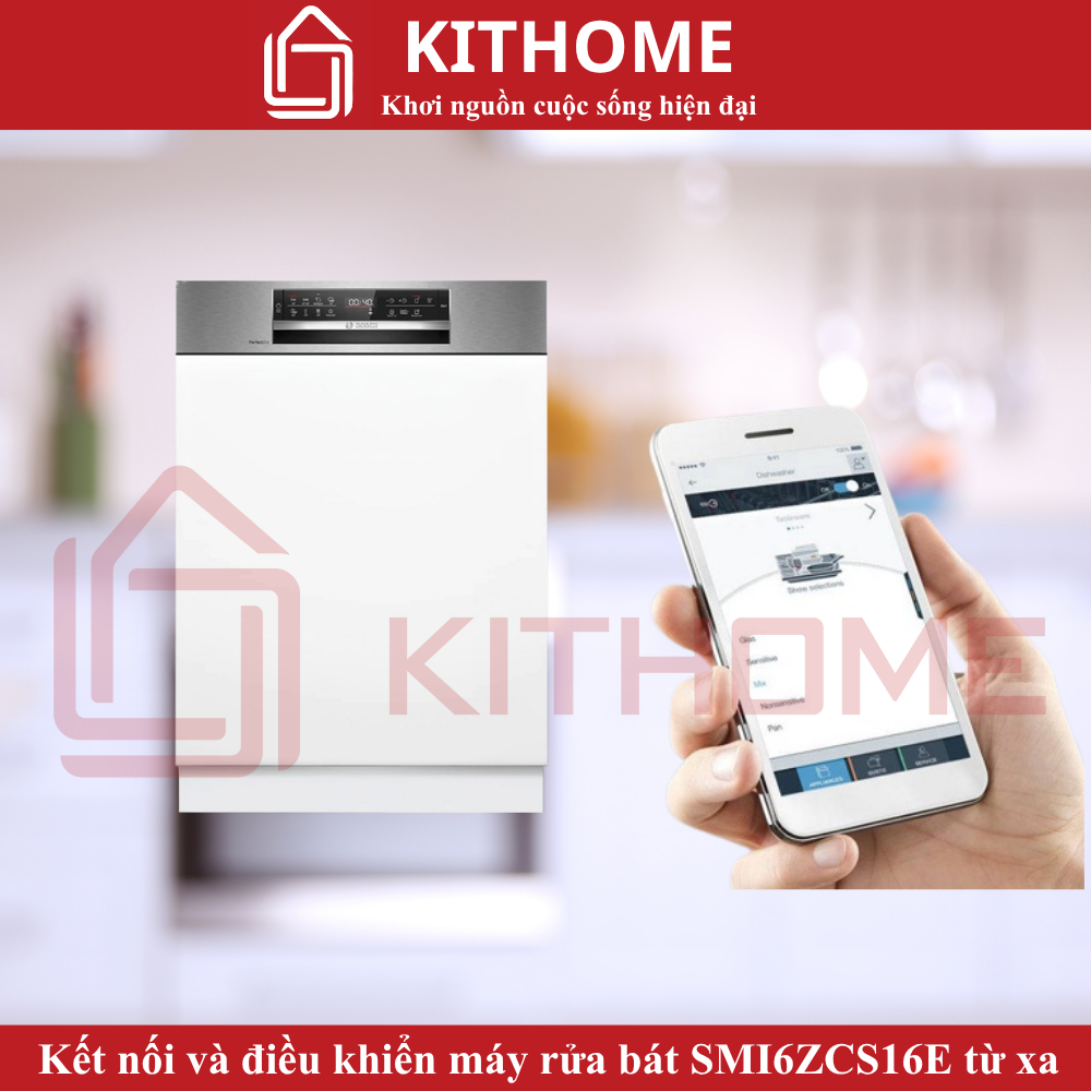 Điều khiển và giám sát từ xa với Home Connect