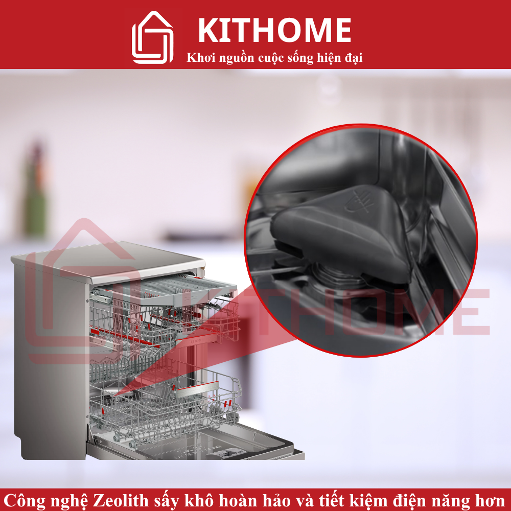 Sấy Zeolith và ExtraDry – bát đĩa khô ráo, hạn chế ẩm mốc