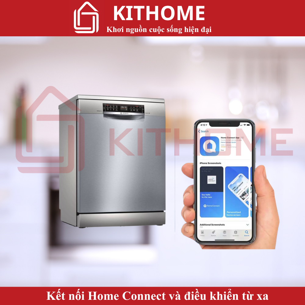Kết nối thông minh Home Connect – Điều khiển mọi lúc, mọi nơi