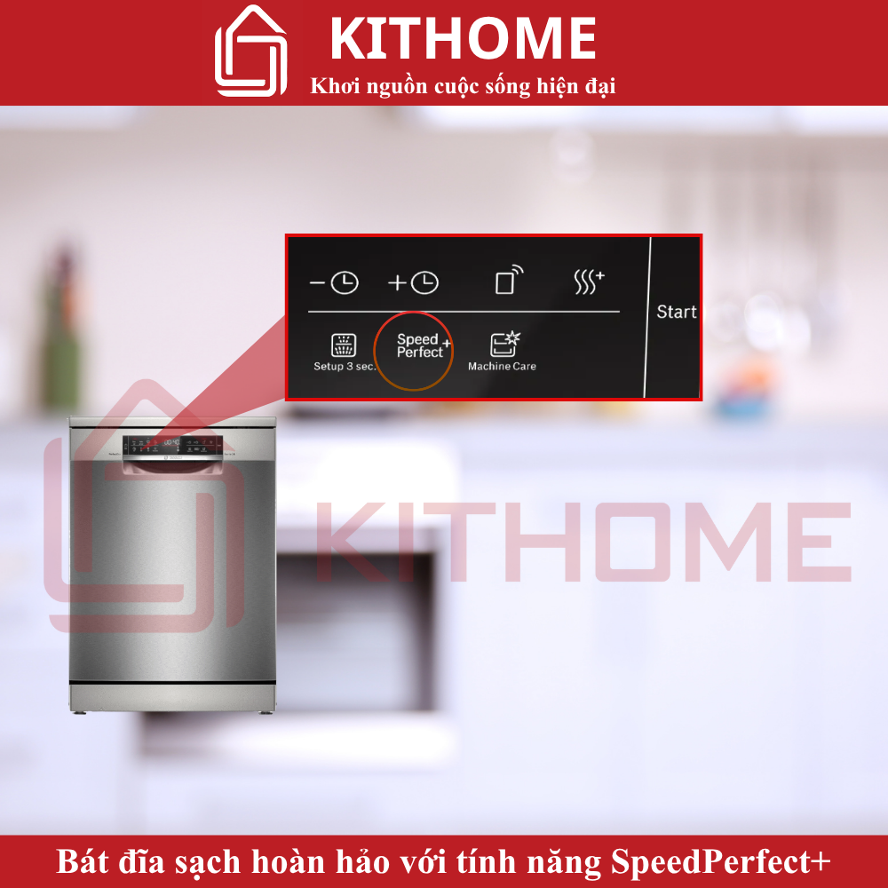 SpeedPerfect+ – Rút ngắn thời gian rửa, vẫn sạch tối ưu