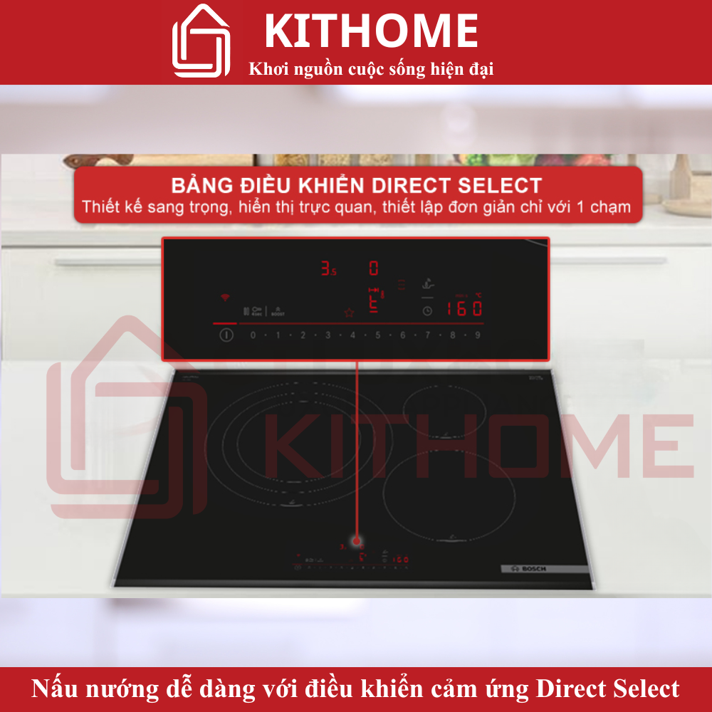 Điều khiển cảm ứng Direct Select – Trải nghiệm nấu nướng tiện lợi