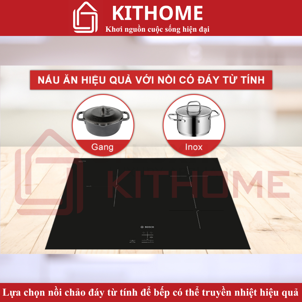 Lựa chọn nồi chảo phù hợp với bếp 