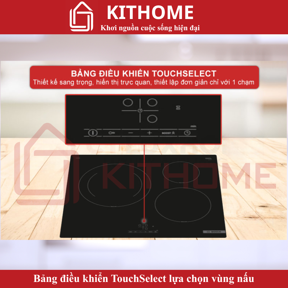 Bảng điều khiển TouchSelect tiện lợi
