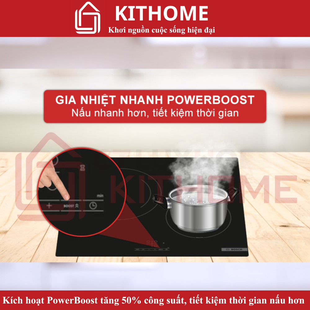 PowerBoost – gia nhiệt nhanh, tiết kiệm thời gian