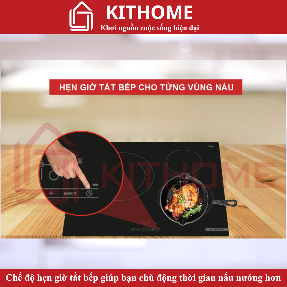 Chức năng hẹn giờ tắt bếp