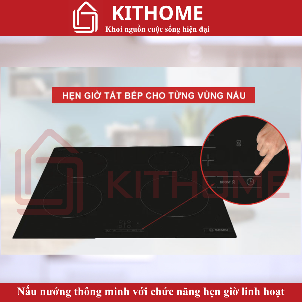 Nấu nướng thông minh với chức năng hẹn giờ linh hoạt