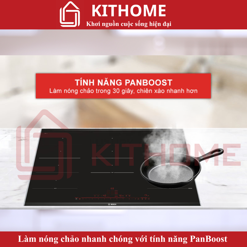 Làm nóng chảo nhanh chóng với tính năng PanBoost