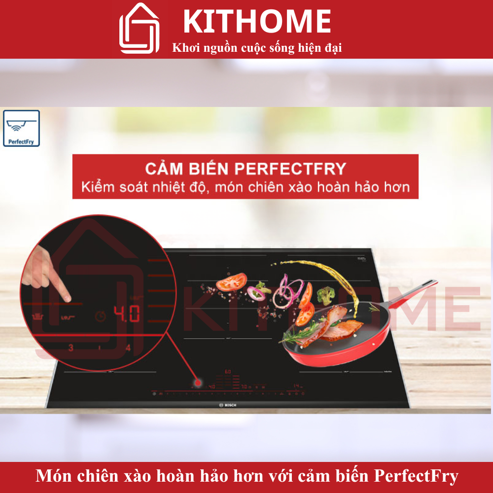 Món chiên xào hoàn hảo hơn với cảm biến PerfectFry