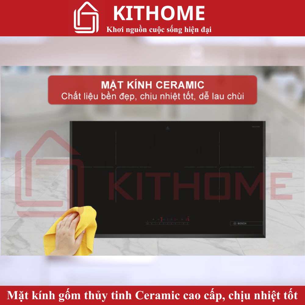 Mặt kính gốm thủy tinh Ceramic cao cấp