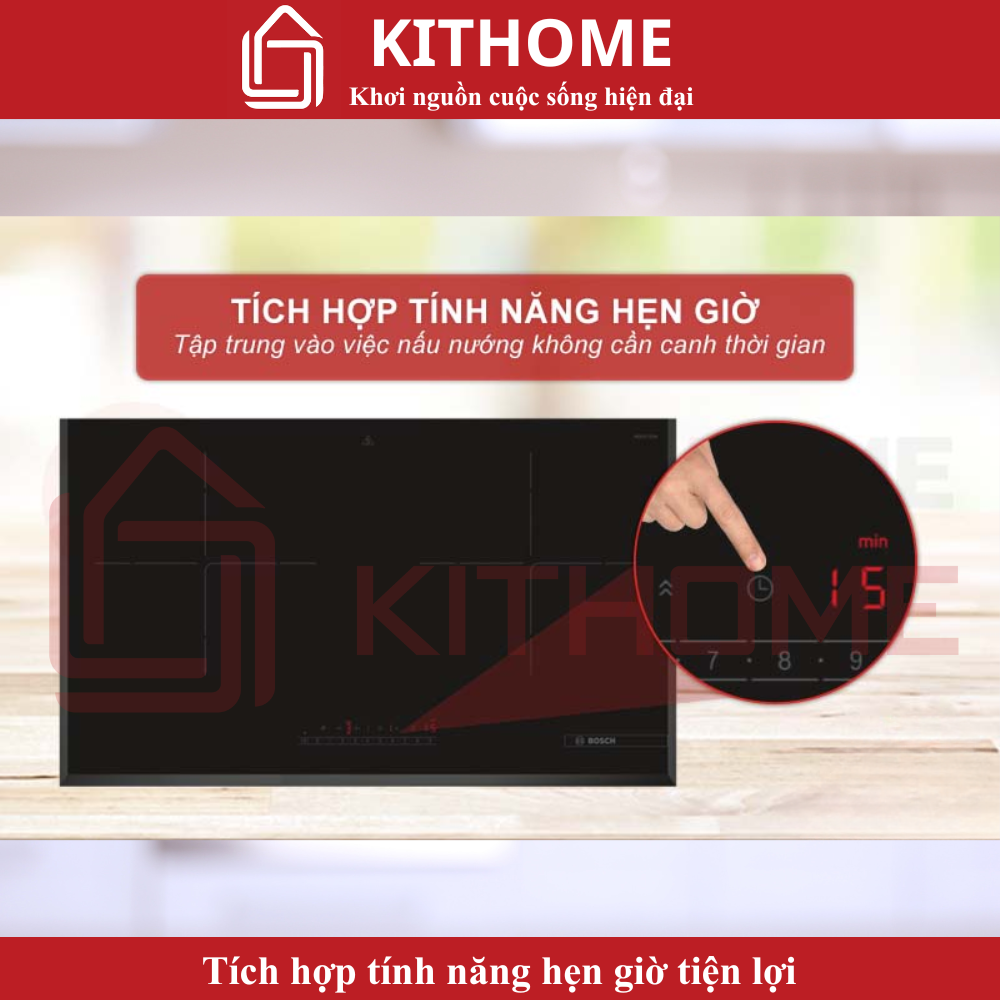 Tích hợp tính năng hẹn giờ tiện lợi