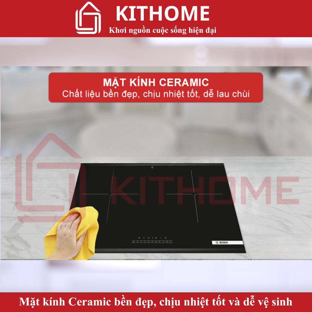 Mặt kính Ceramic bền bỉ