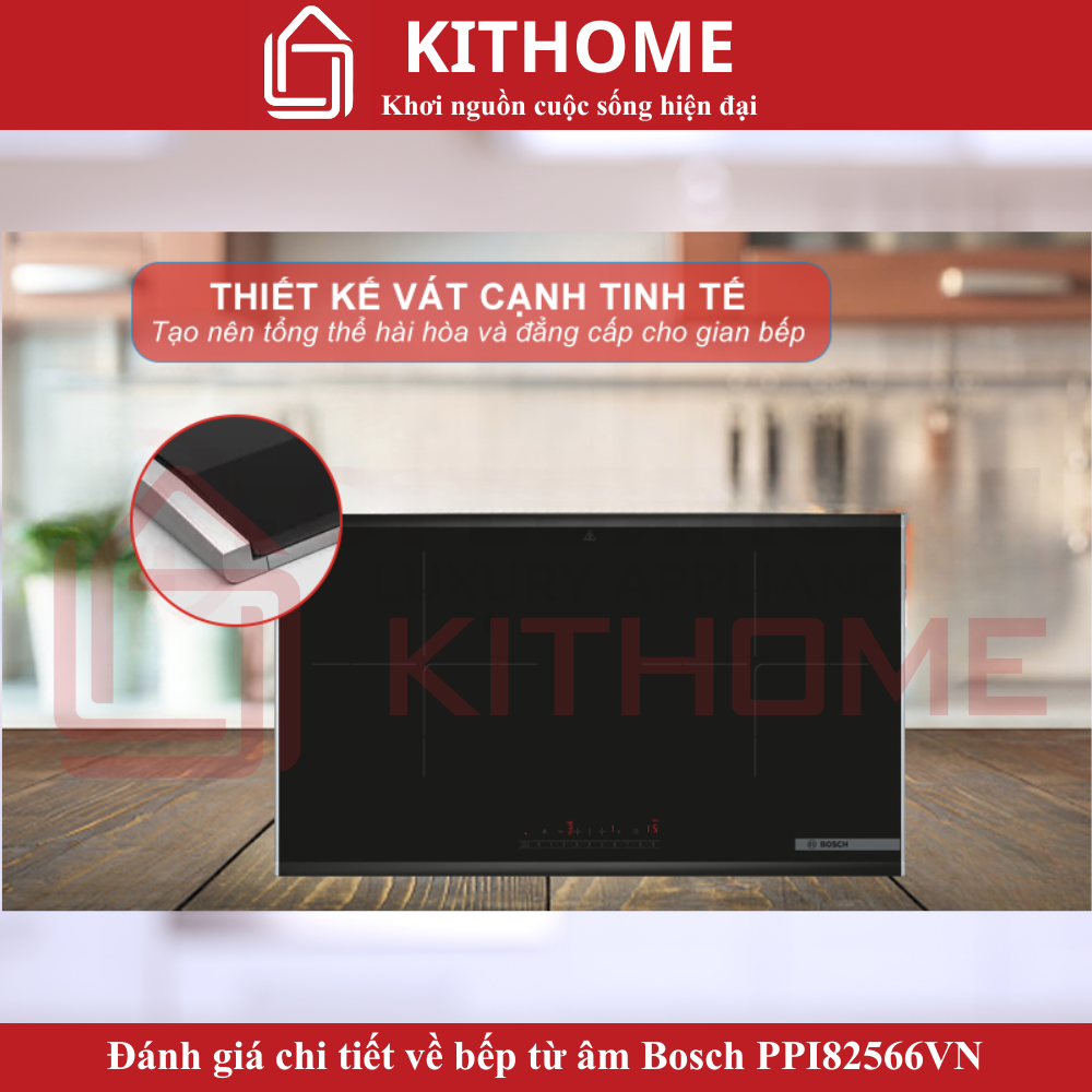 Thiết kế vát cạnh sang trọng