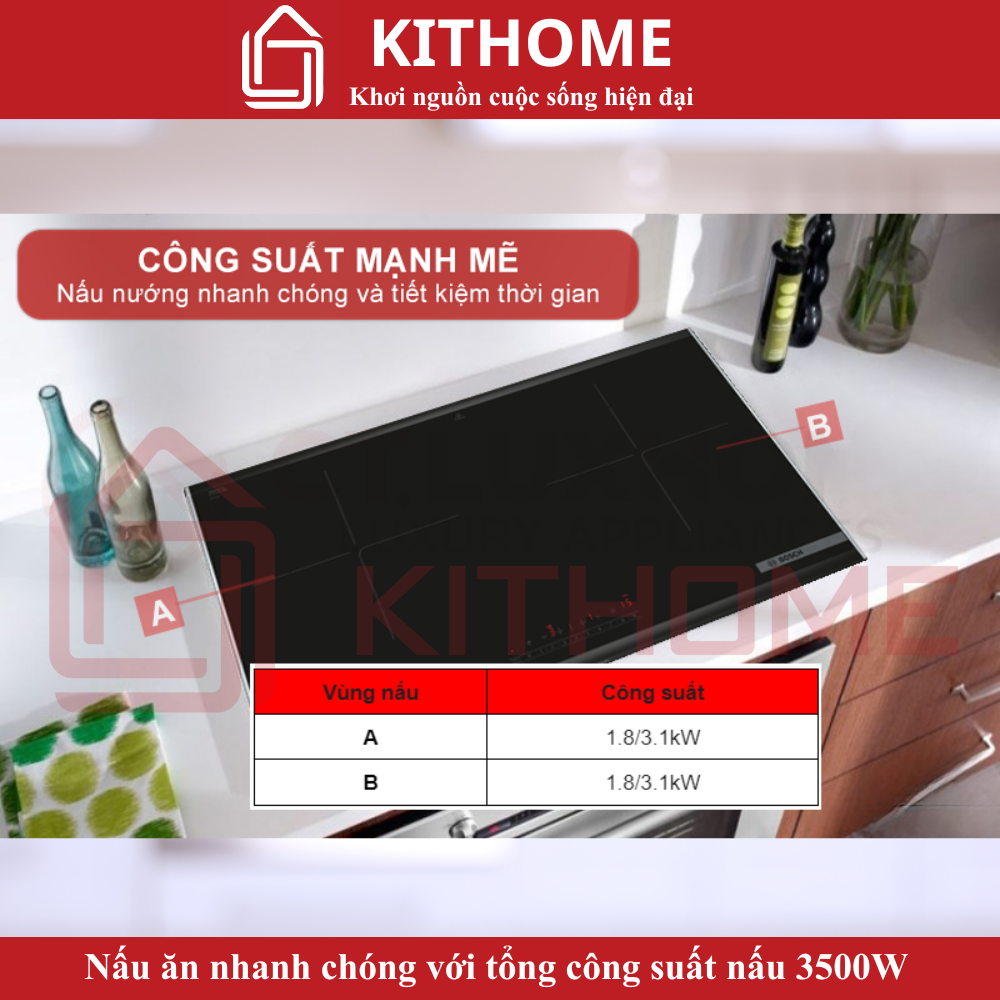 Công suất mạnh mẽ 3500W