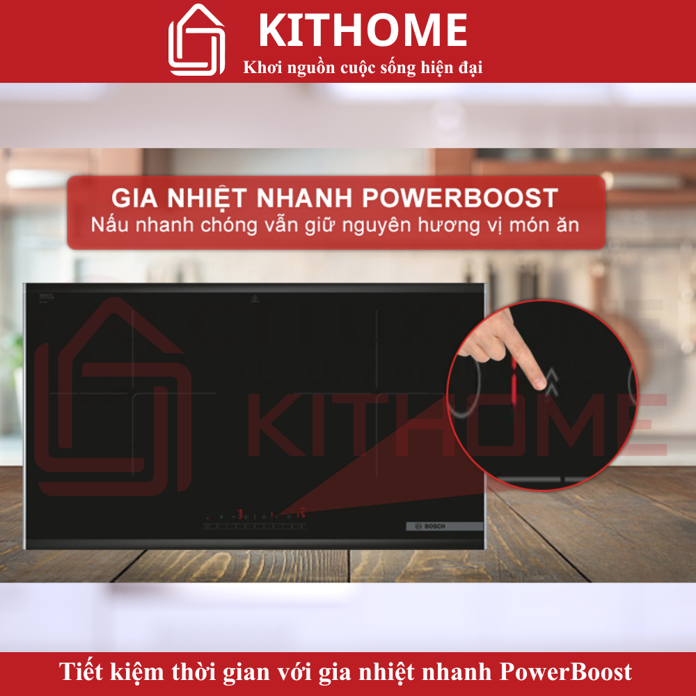 PowerBoost – gia nhiệt nhanh hơn 50%