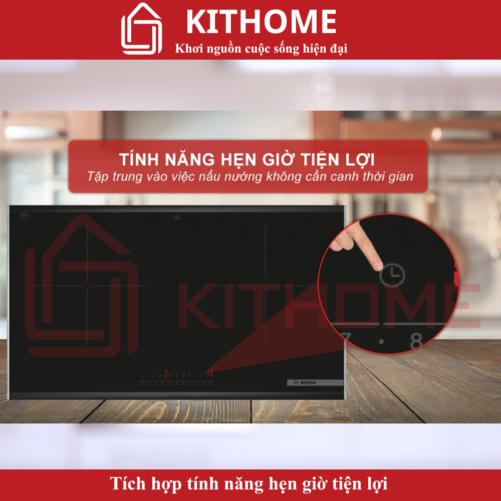 Tính năng hẹn giờ – hỗ trợ nấu ăn chính xác và an toàn