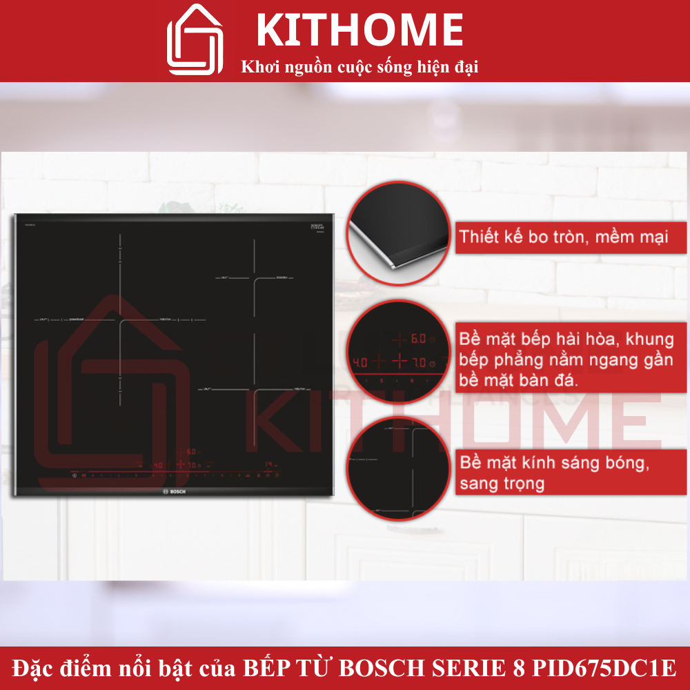 Thiết kế sang trọng, viền nhôm chắc chắn