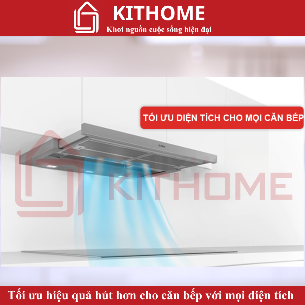 Hiệu quả hút tối ưu cho mọi diện tích bếp
