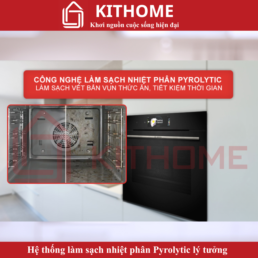 Chức năng Pyrolytic – Làm sạch sâu hiệu quả