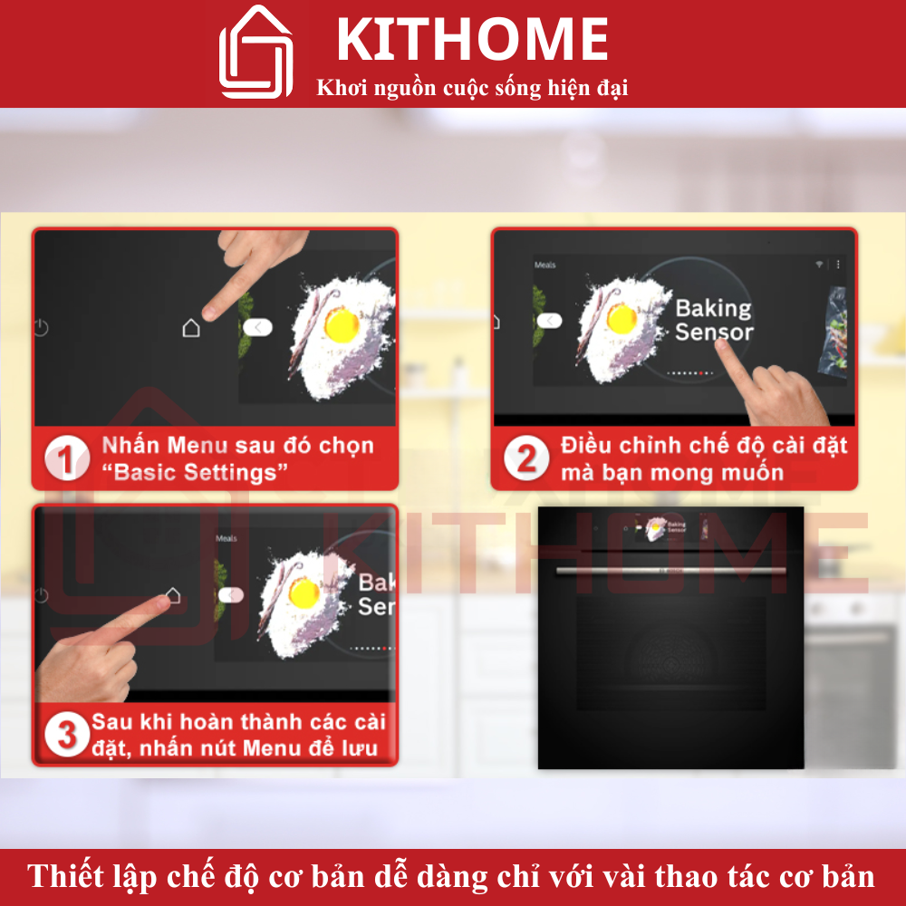 Thiết lập chế độ cơ bản dễ dàng