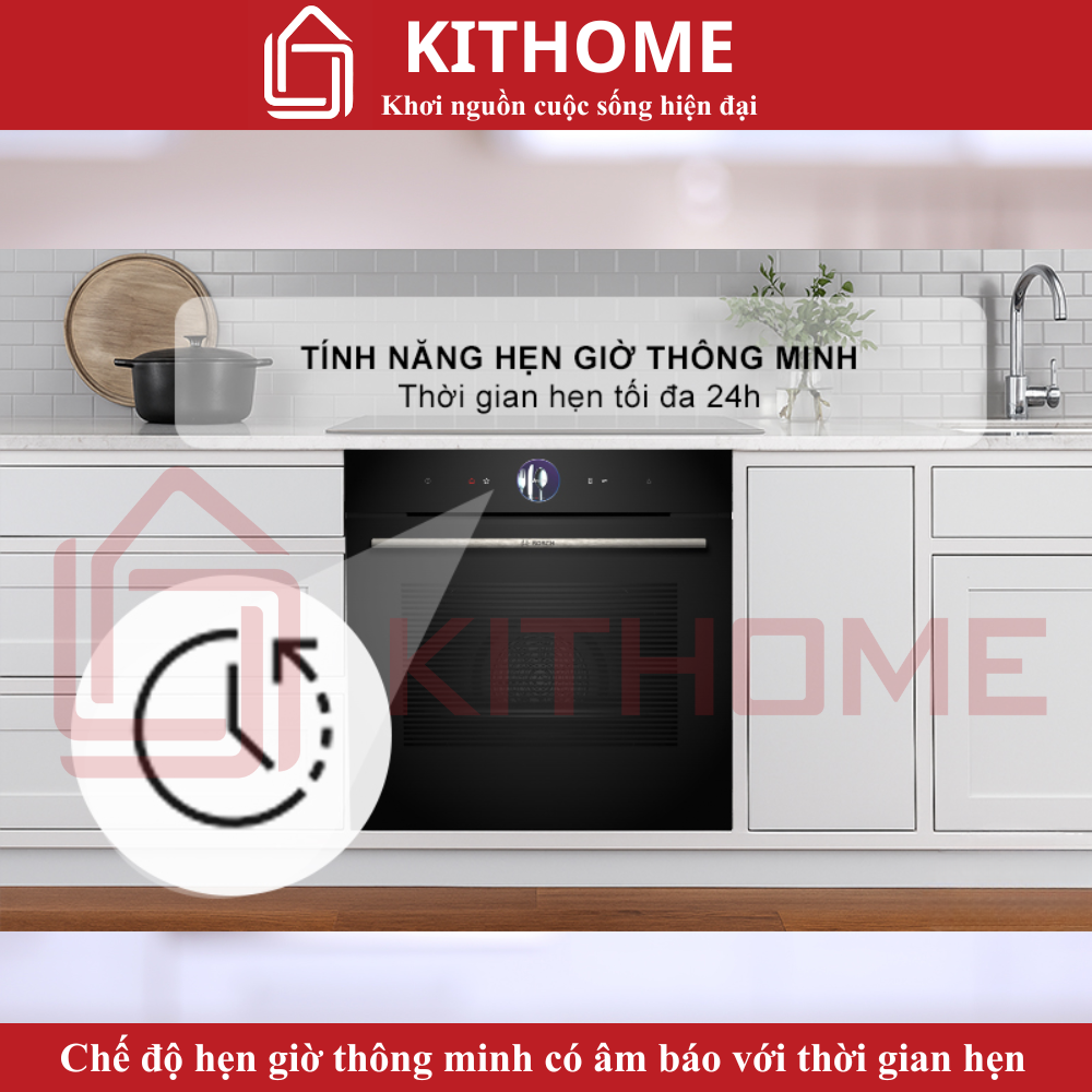Chế độ hẹn giờ thông minh với thời gian tối đa 24 giờ