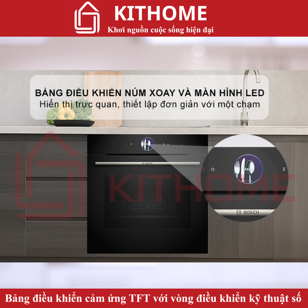 Bảng điều khiển cảm ứng TFT với vòng điều khiển kỹ thuật số