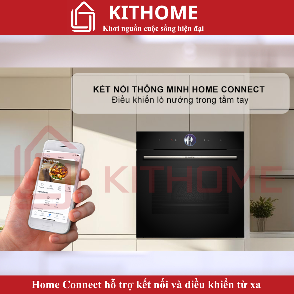 Home Connect hỗ trợ kết nối và điều khiển từ xa