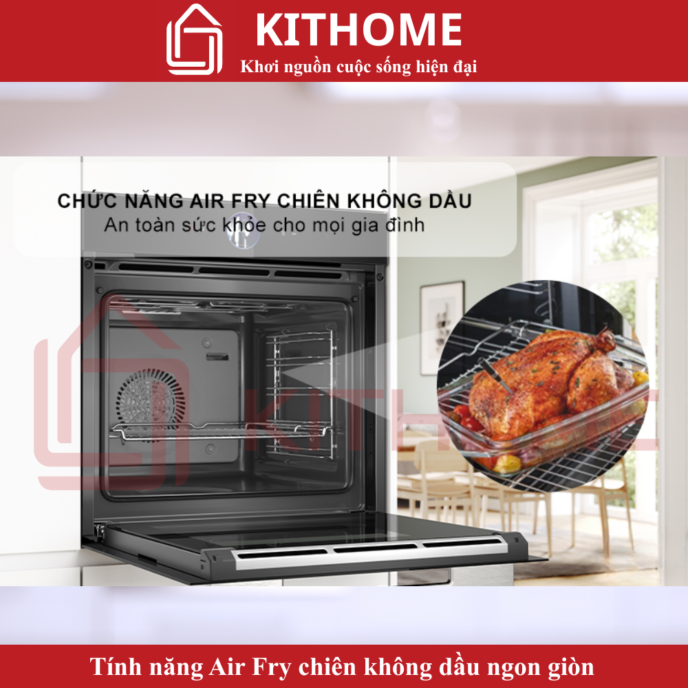 Tính năng Air Fry chiên không dầu ngon giòn, an toàn sức khỏe