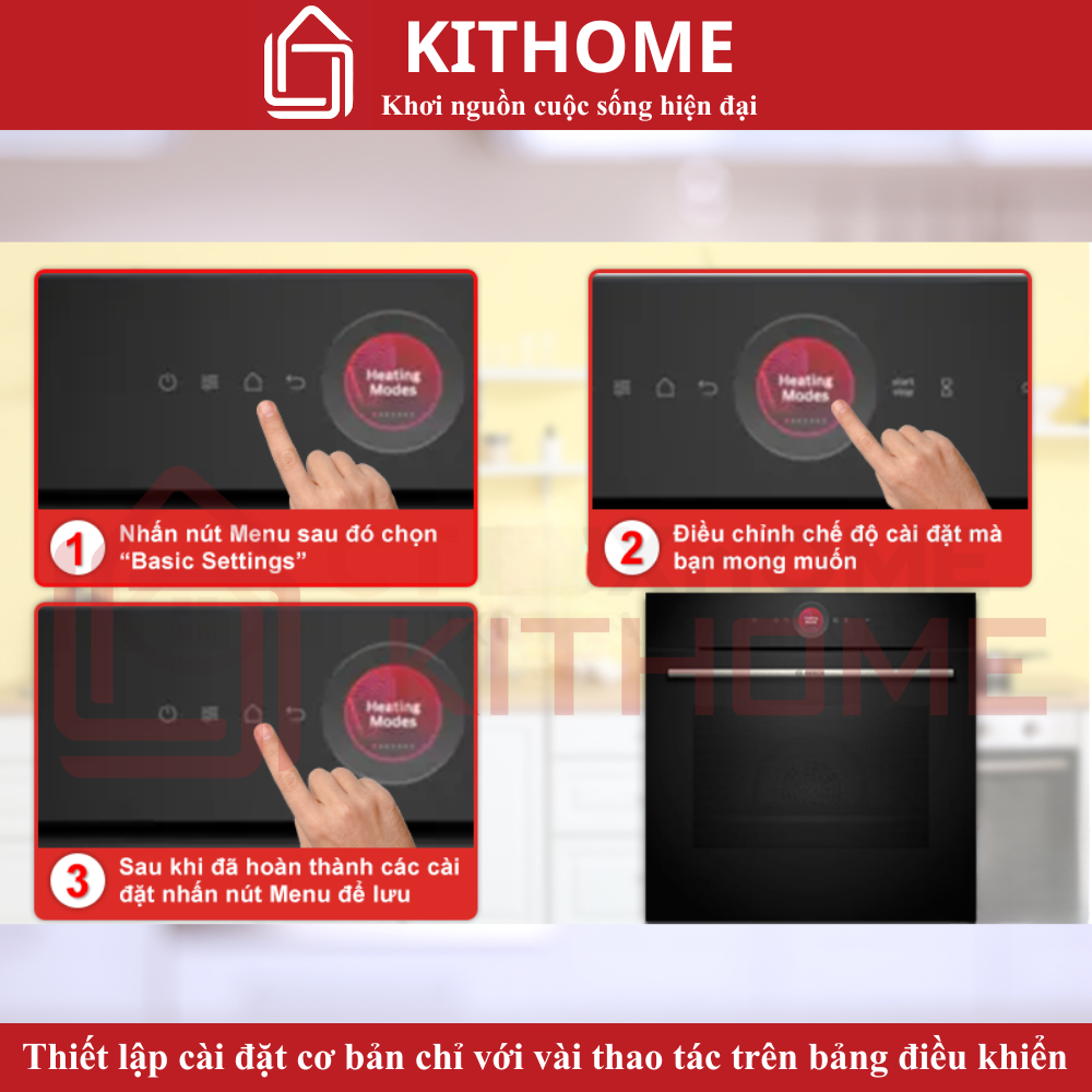 Thiết lập cài đặt cơ bản trên bảng điều khiển