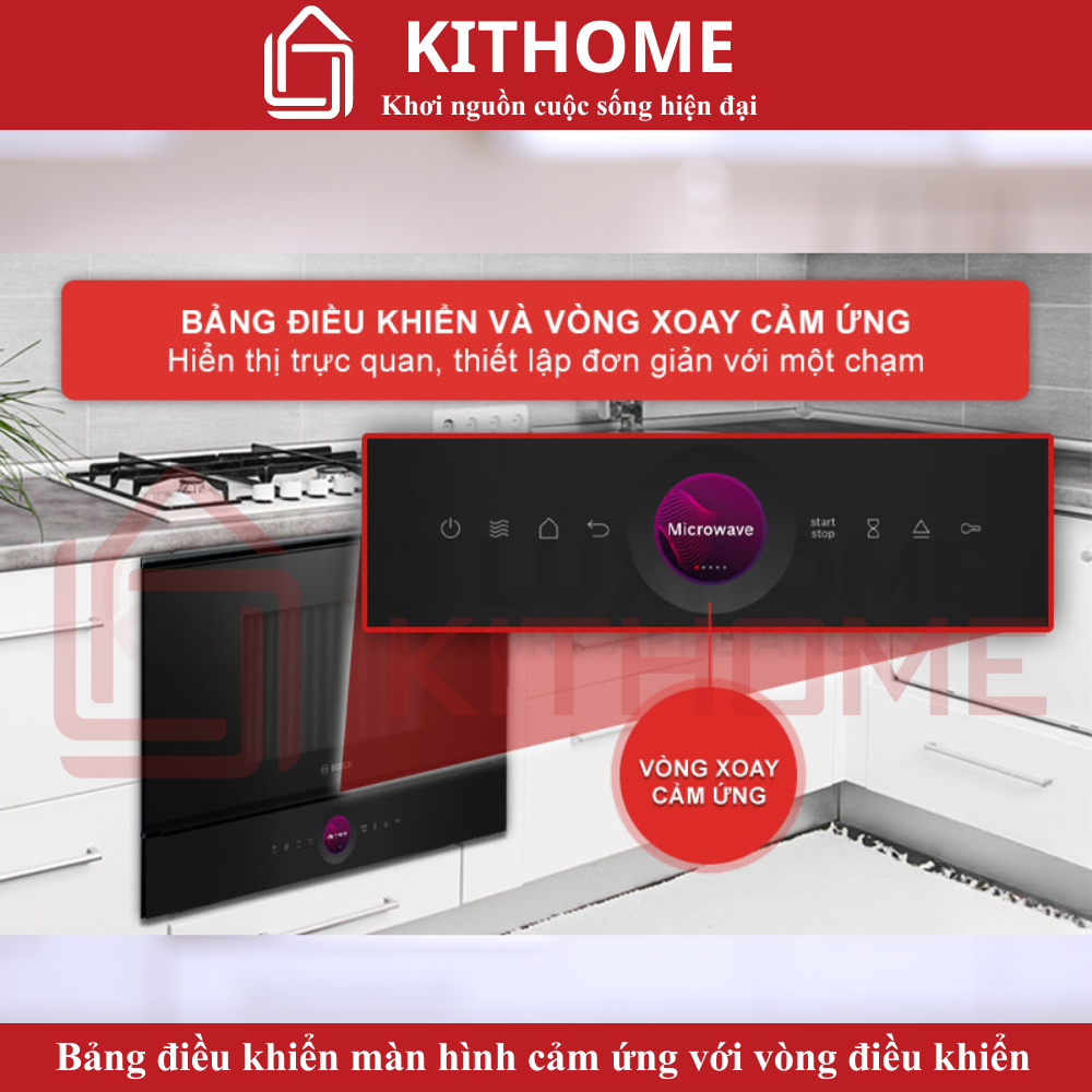 Bảng điều khiển màn hình cảm ứng với vòng điều khiển kỹ thuật số