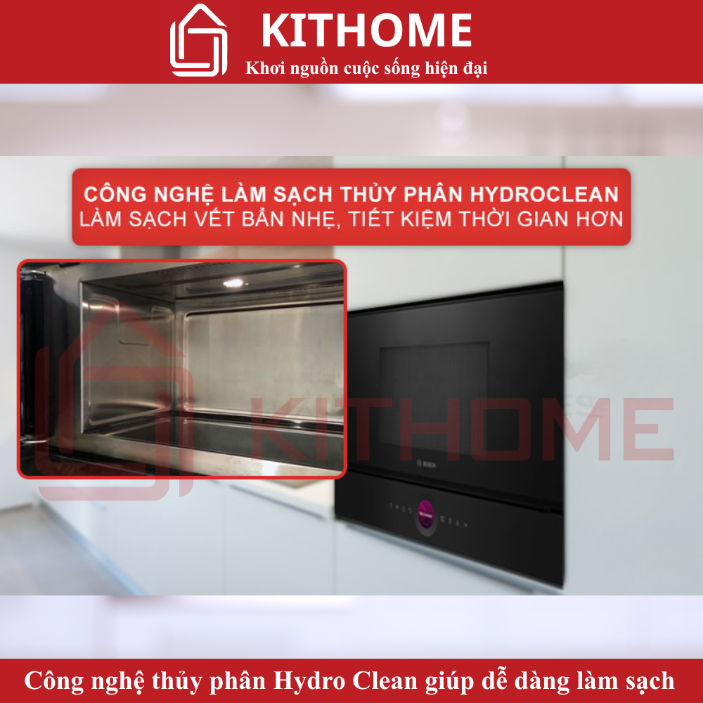 Công nghệ thủy phân Hydro Clean giúp dễ dàng làm sạch khoang máy ở giữa