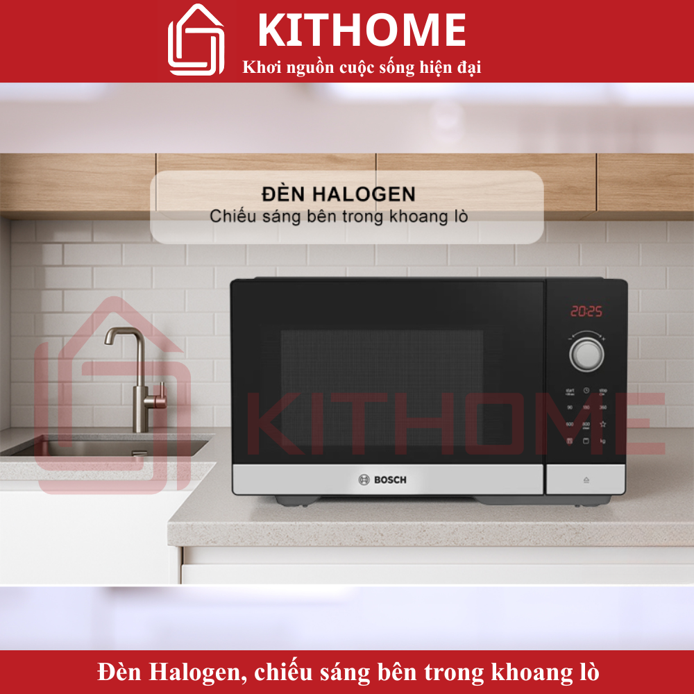 Đèn Halogen, chiếu sáng bên trong khoang lò