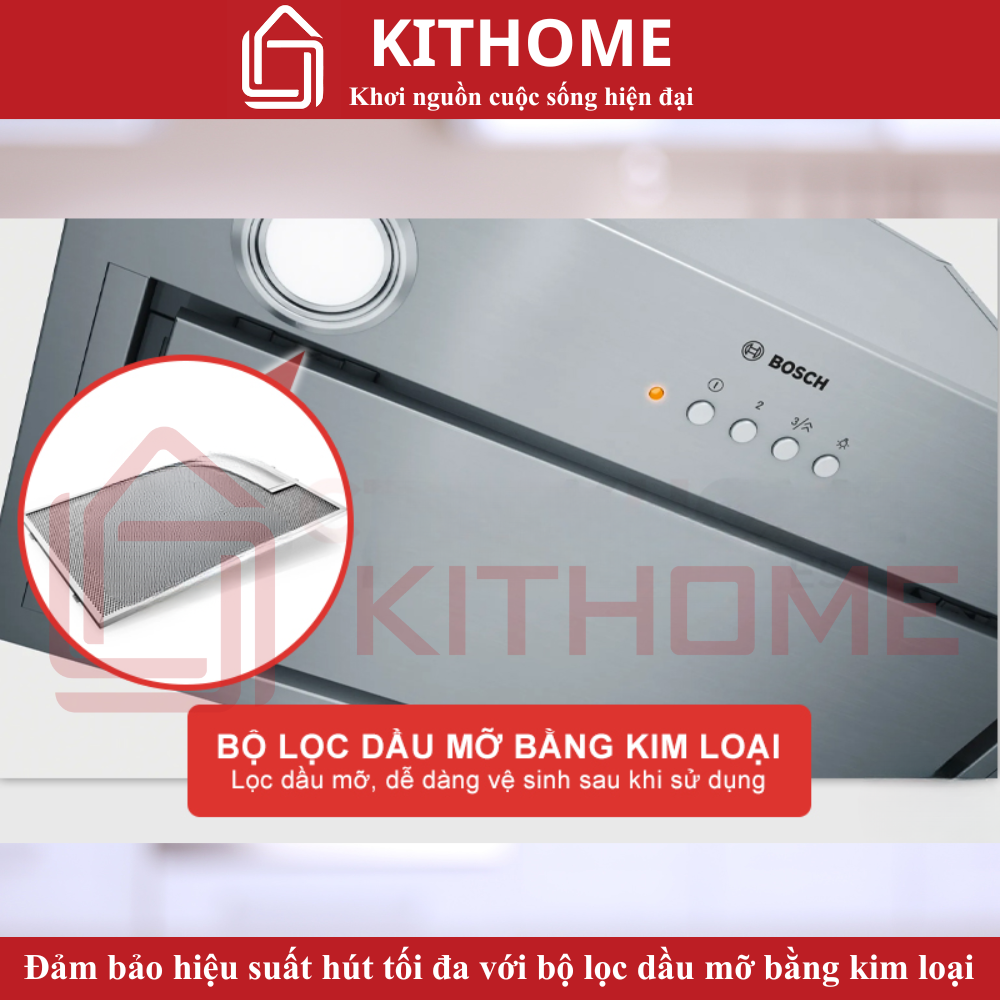 Bộ lọc dầu mỡ bằng kim loại