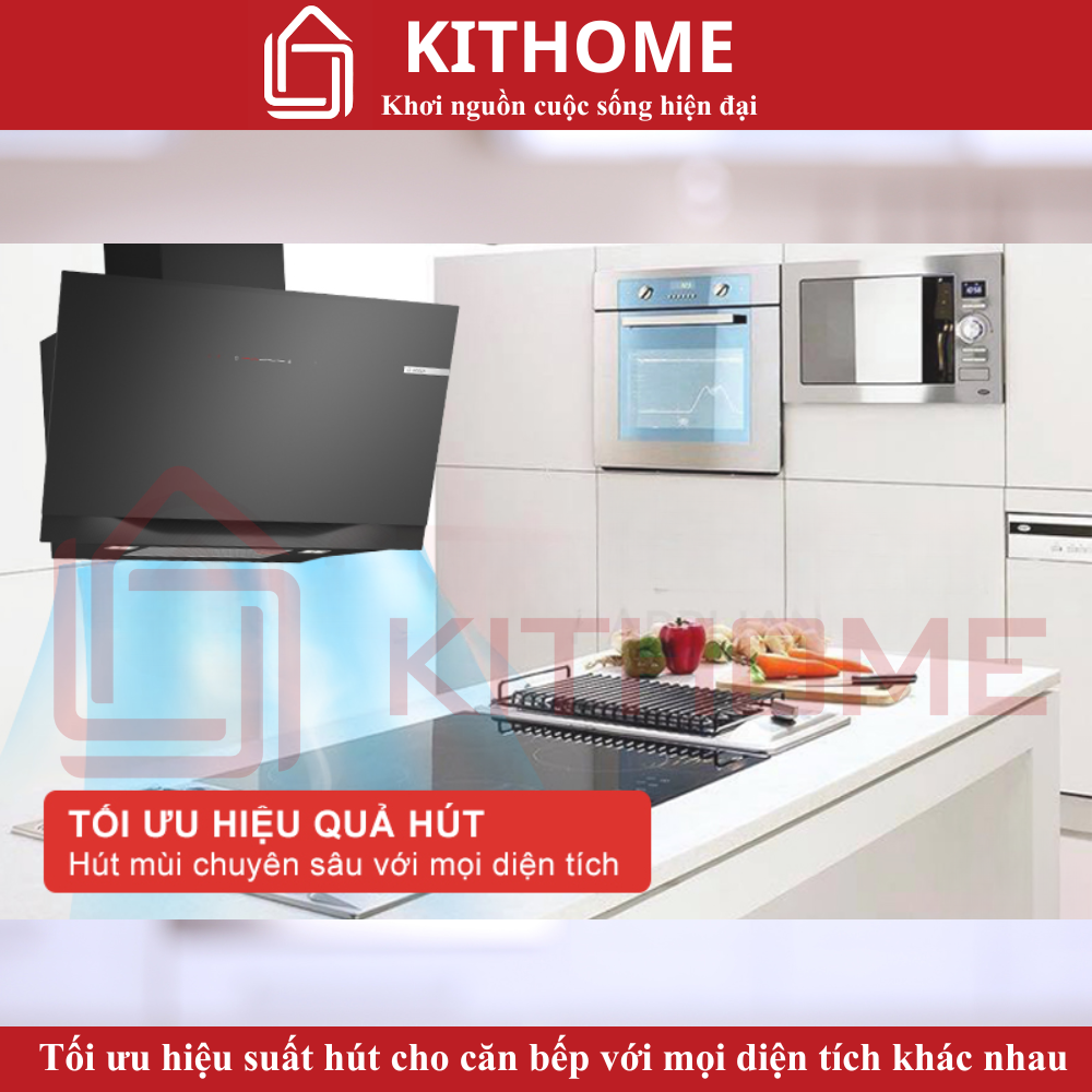 Hiệu suất hút tối ưu cho mọi diện tích bếp
