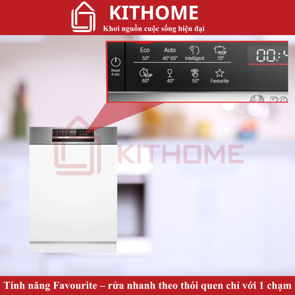 Nút Favourite – rửa nhanh theo thói quen chỉ với 1 chạm