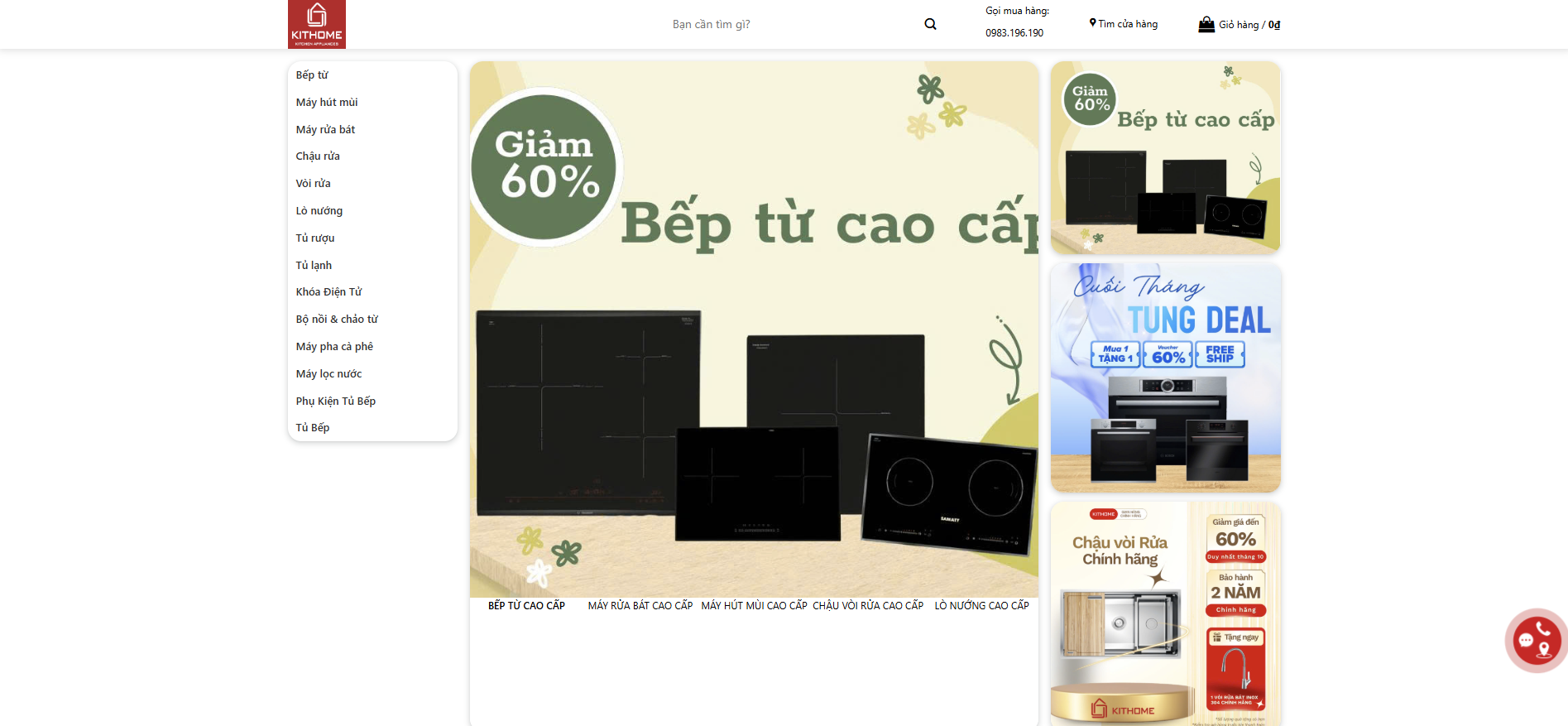 Nên mua bếp từ chính hãng ở đâu?