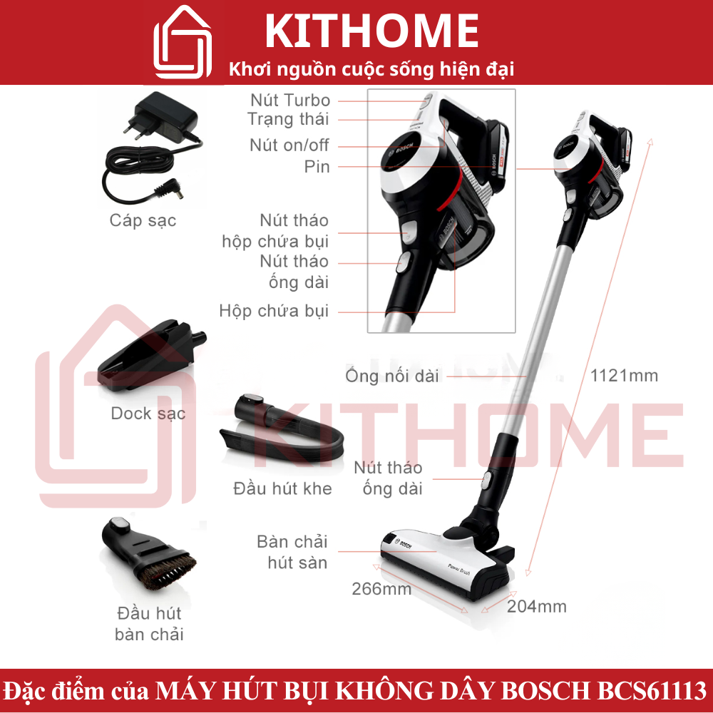 máy hút bụi Bosch BCS61113