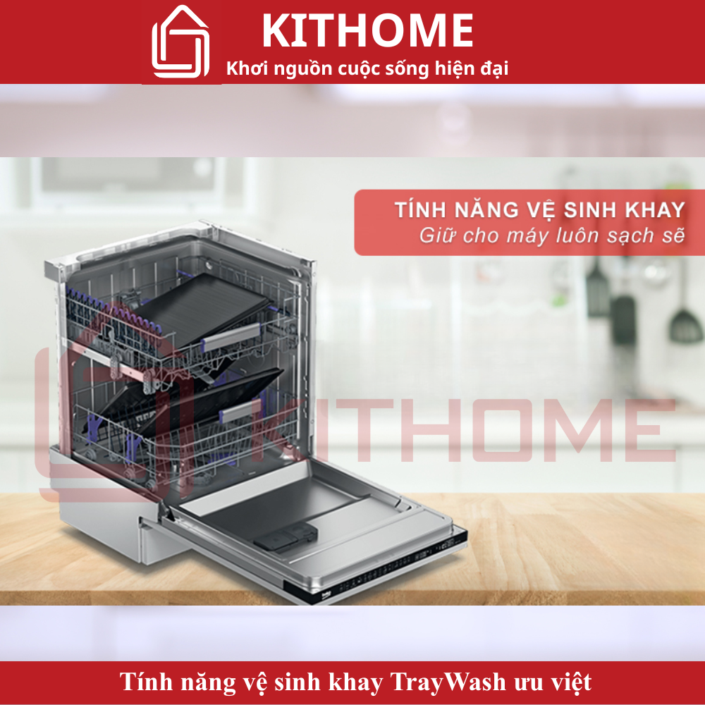 Tính năng vệ sinh khay TrayWash tiện lợi