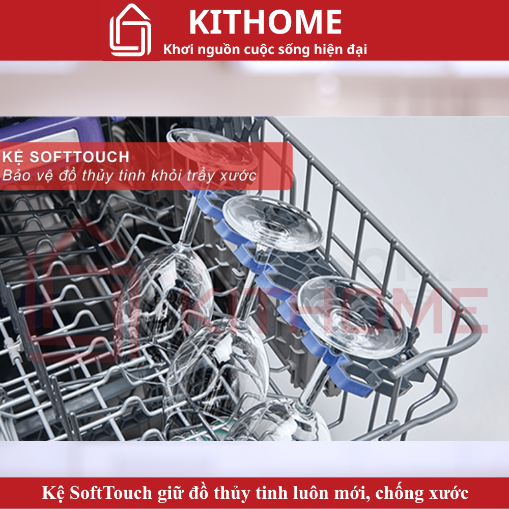 Kệ SoftTouch giữ đồ thủy tinh luôn mới, chống xước