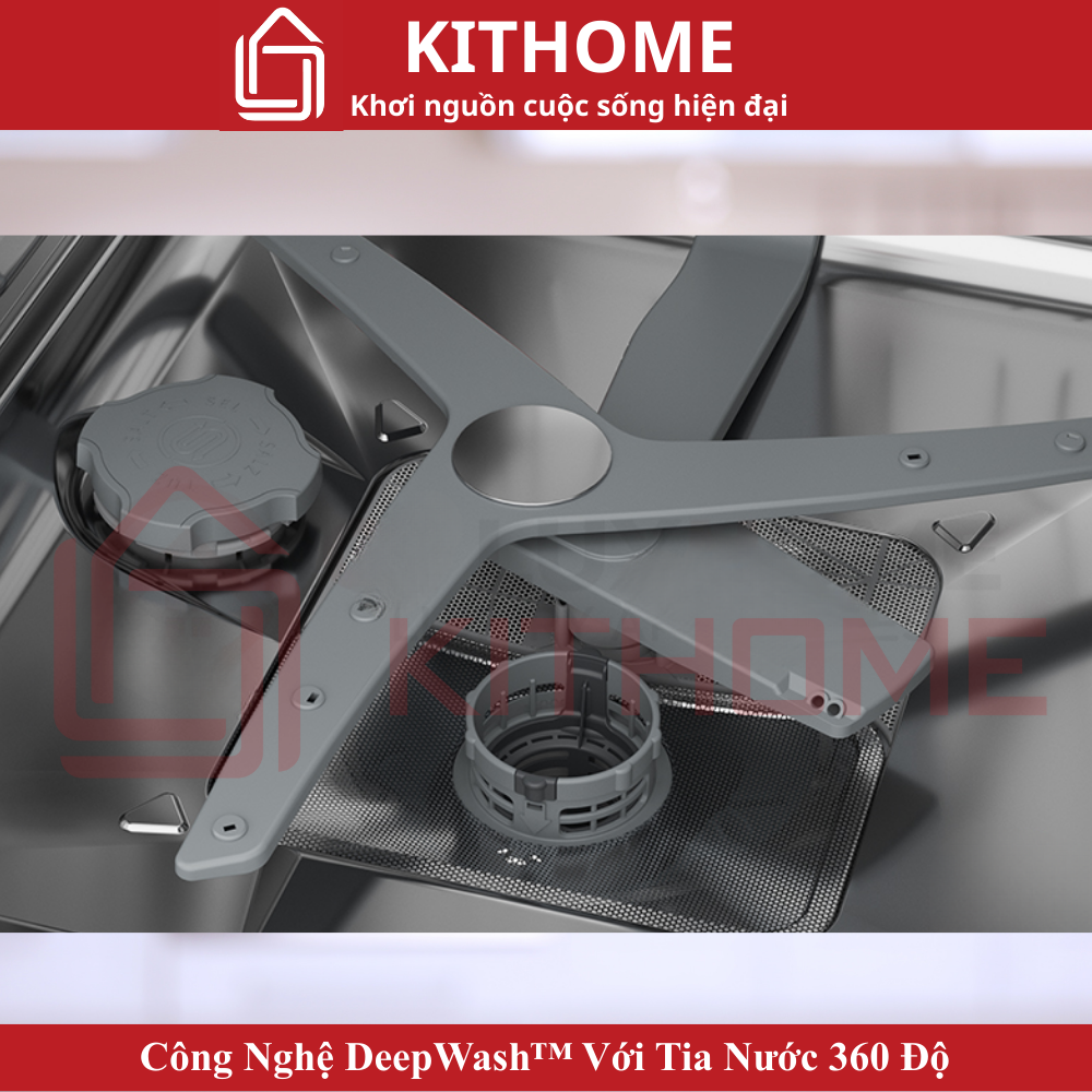 Công Nghệ DeepWash™ Với Tia Nước 360 Độ
