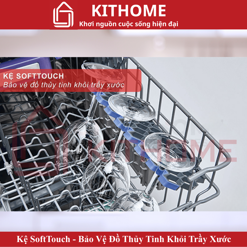 Kệ SoftTouch - Bảo Vệ Đồ Thủy Tinh Khỏi Trầy Xước